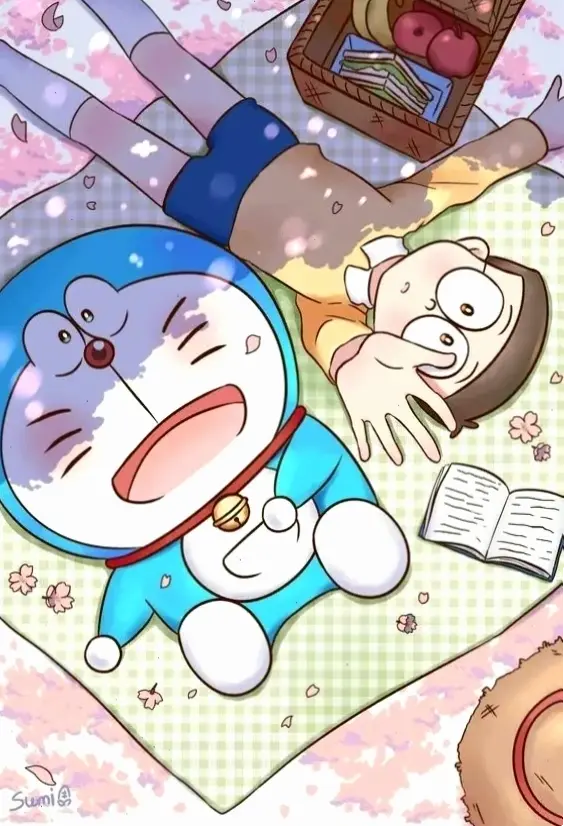 Hình nền Nobita và Doraemon dễ thương mang niềm vui tuổi thơ, tô điểm màn hình với sự đáng yêu bất tận, giúp ngày mới tràn đầy năng lượng sáng tạo!