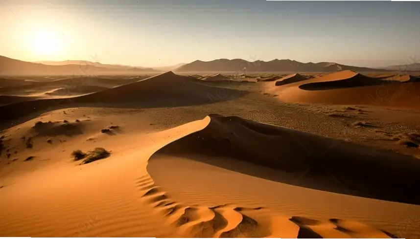 Hình nền sa mạc Sahara 4K chân thực, đưa bạn lạc vào thế giới cát vàng rộng lớn.