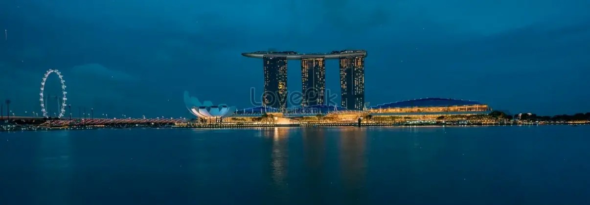 Hình nền Singapore hiện đại, thể hiện sự phát triển nhanh chóng của thành phố tương lai.