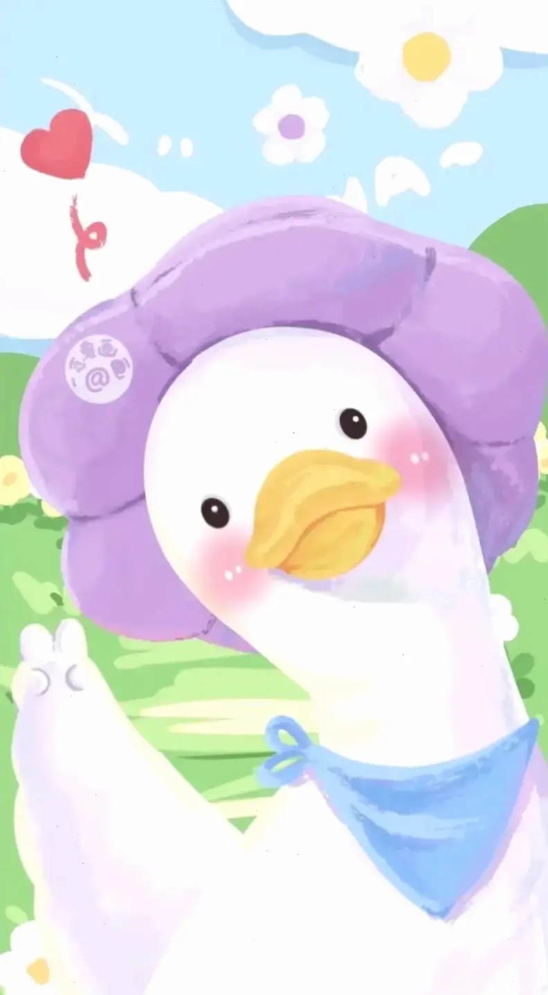 Hình nền vịt đẹp mang vẻ tự nhiên tươi mới, biến màn hình điện thoại bạn thành khu vườn yên bình và đáng yêu!