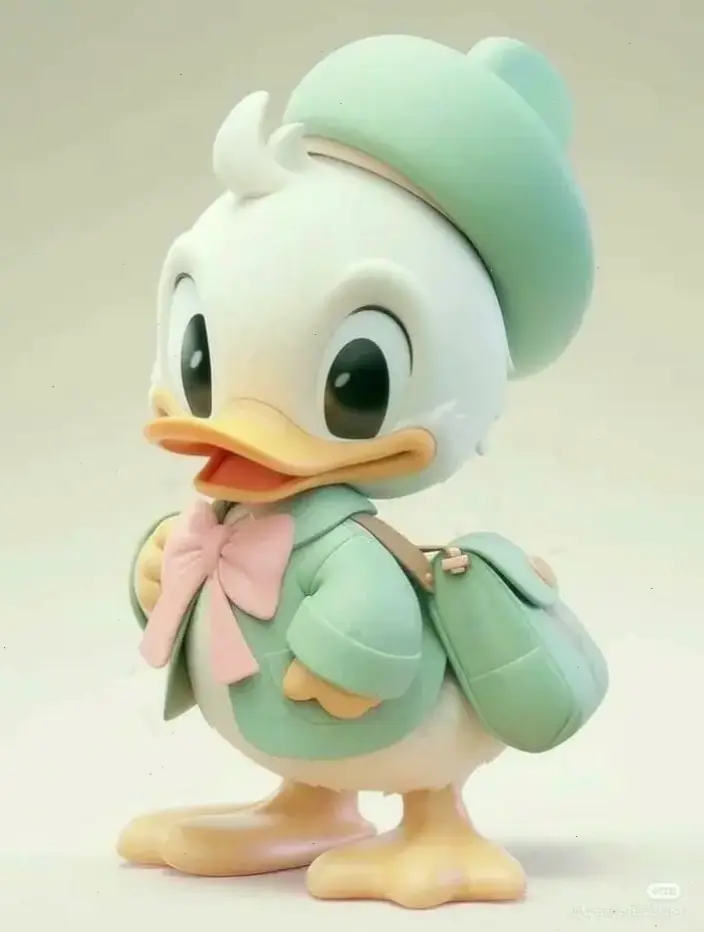 Hình nền vịt Donald chibi siêu dễ thương, mang nét hài hước hoạt hình đến màn hình điện thoại bạn ngay hôm nay!