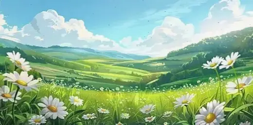 Hoa cúc anh đồng quê giản dị, gợi lên hình ảnh yên bình và mộc mạc của làng quê Việt Nam.