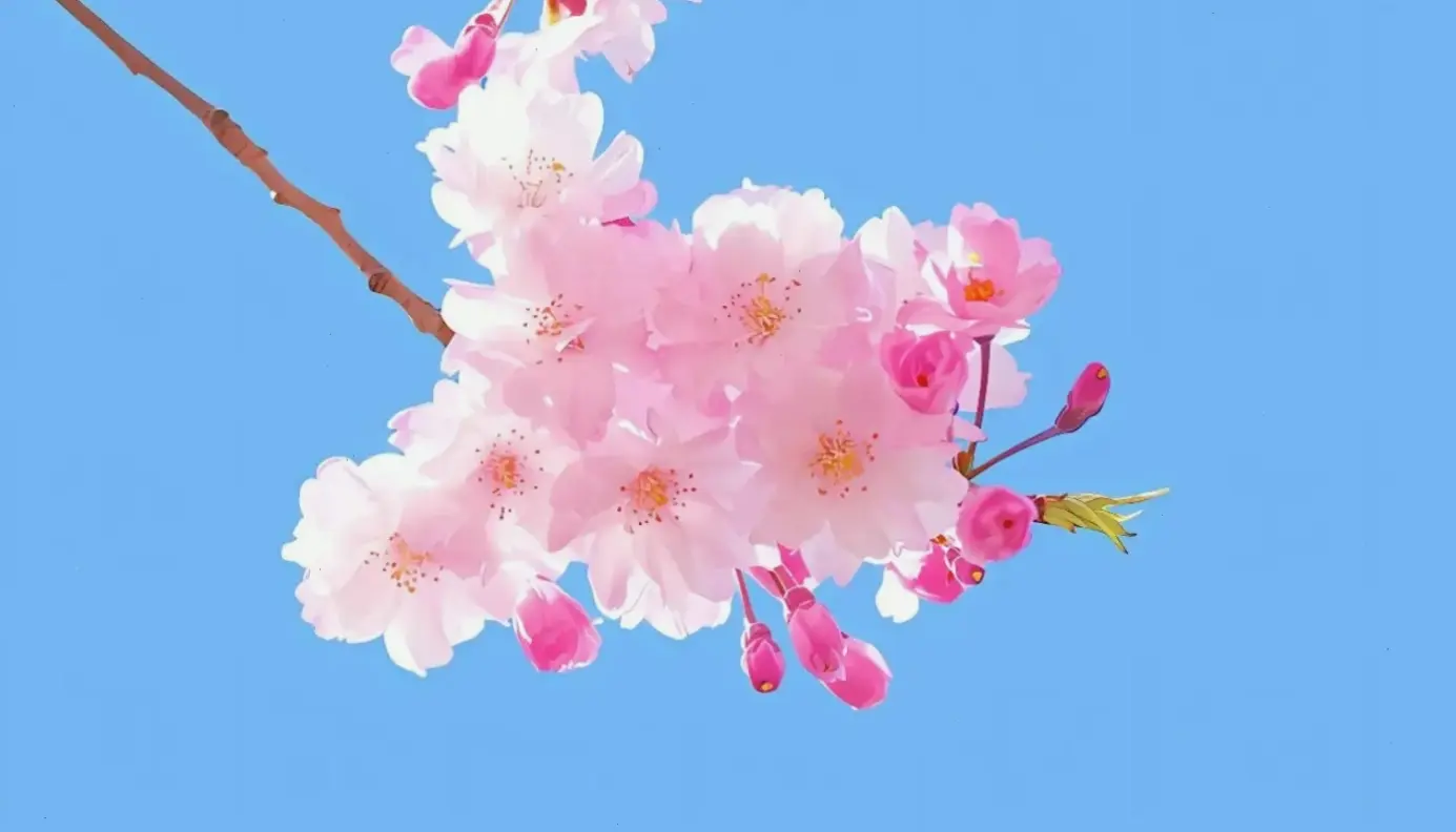 Hoa đào trang trí Nhật Tân biến ngôi nhà thành khu vườn xuân rực rỡ và đầy sức sống.