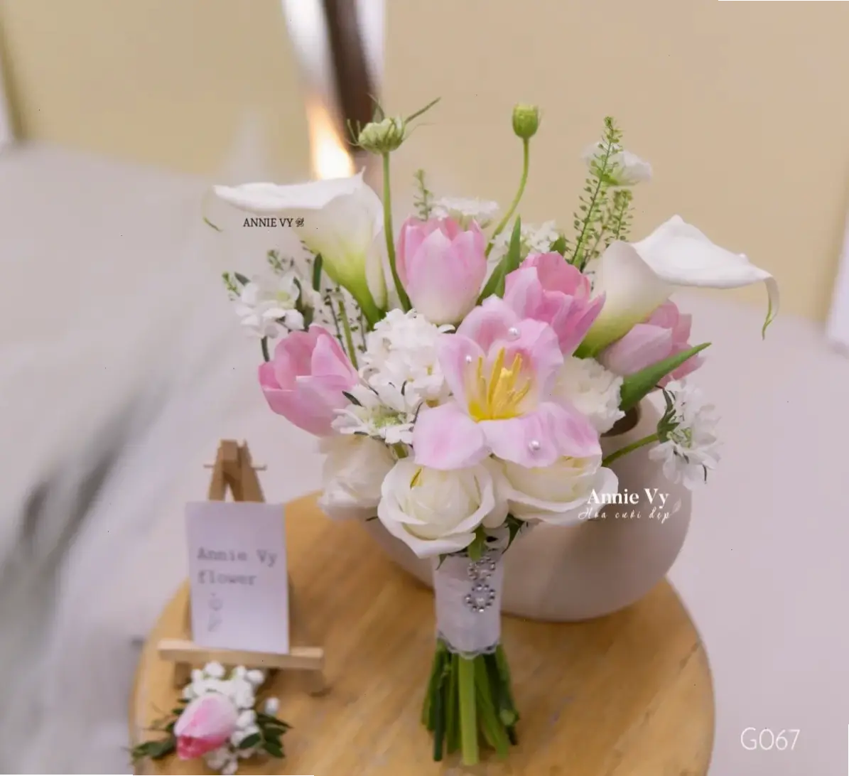 Hoa tulip cắm bình cho ngày cưới, thêm phần lãng mạn và tươi mới cho lễ vu quy.