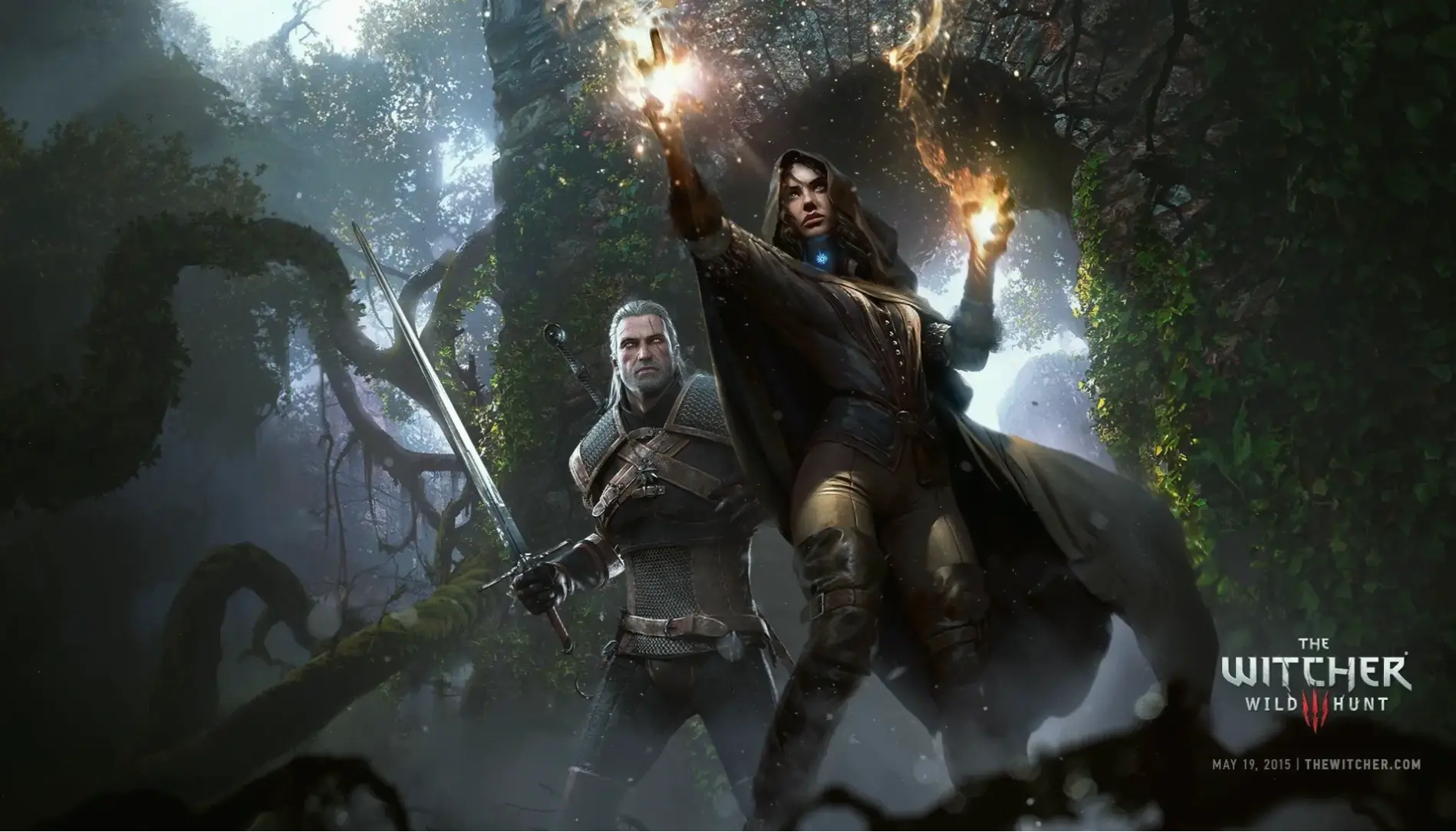 Khám phá ảnh The Witcher HD sắc nét, đưa bạn vào thế giới huyền ảo đầy phiêu lưu và chiến đấu dữ dội.
