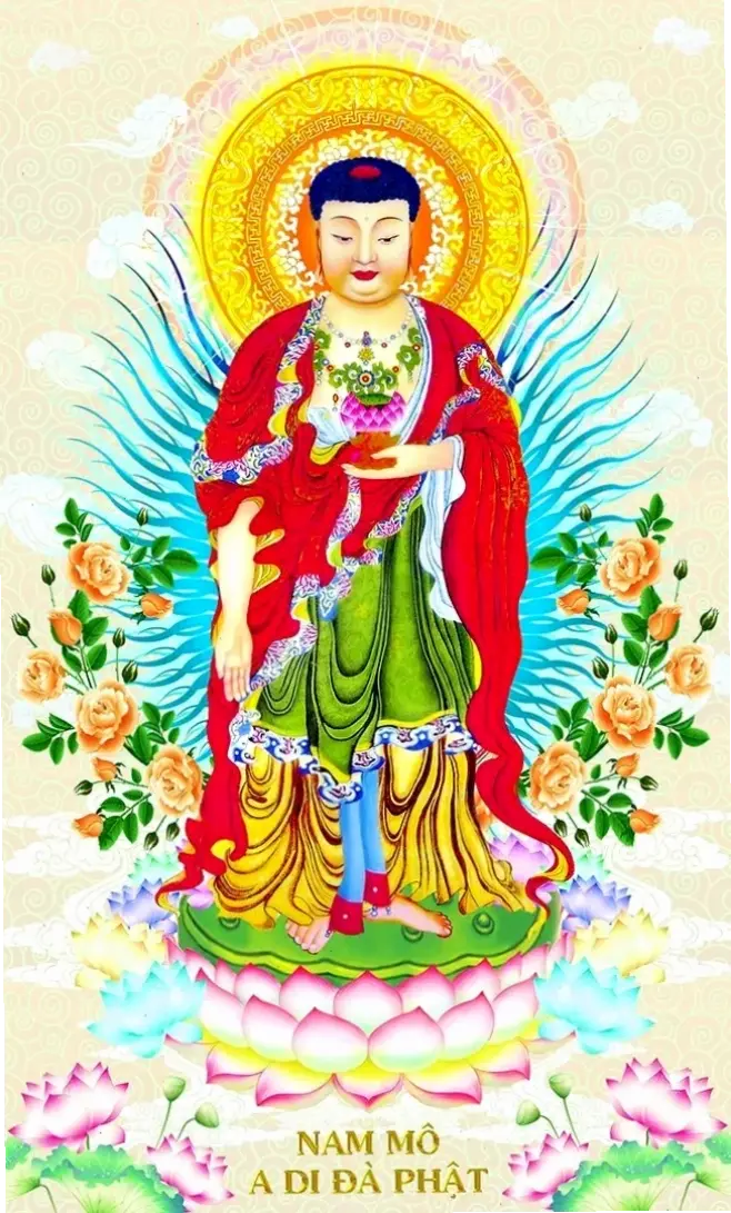 Khám phá vẻ đẹp hùng vĩ của Phật A Di Đà đứng 4K, mang đến sự thanh tịnh và chi tiết sắc nét cho không gian tâm linh của bạn.