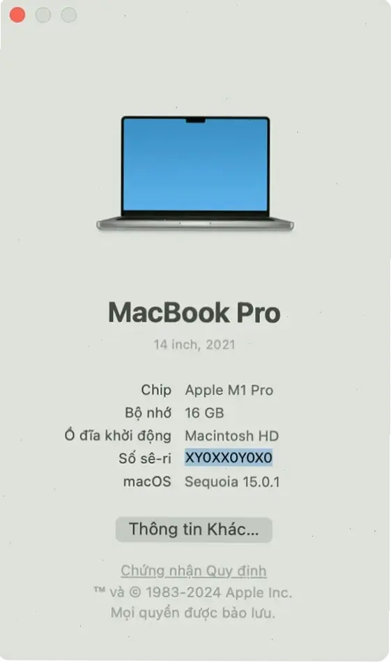 Kiểm tra tên máy laptop trên macOS và các hệ điều hành khác