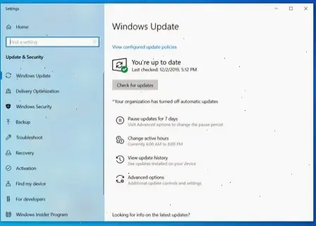 Kiểm tra và cập nhật Windows