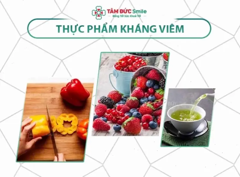 Lợi ích của thực phẩm chống viêm