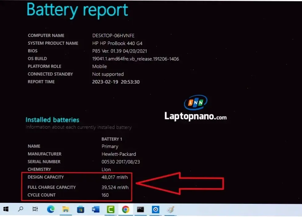 Lợi ích và lưu ý khi test pin laptop