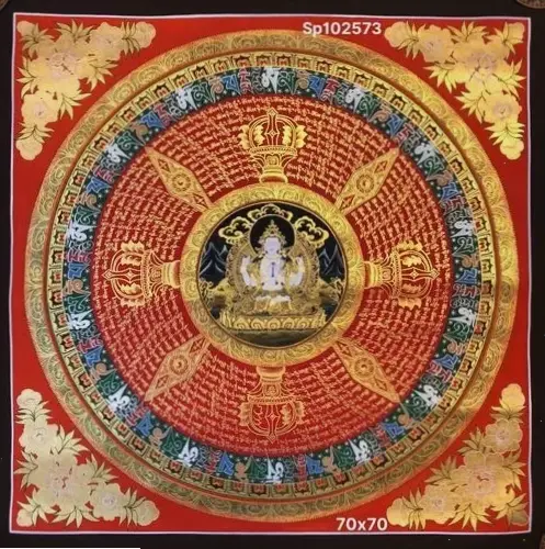 Mandala tâm linh huyền bí, mở ra cánh cửa kết nối với bản thể, giúp bạn tìm thấy sự cân bằng và bình yên trong cuộc sống bận rộn.