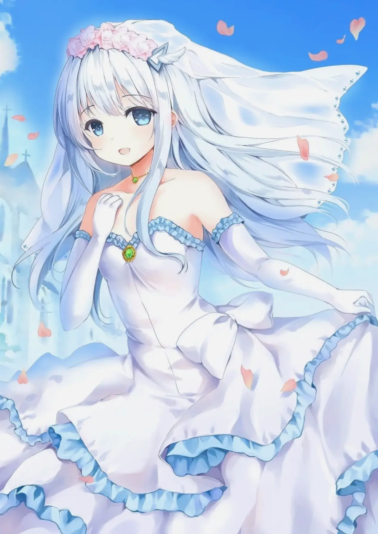 Ngắm nhìn hình nền anime girl đẹp mê hoặc, tạo nên không gian nghệ thuật tinh tế và đầy cảm hứng.