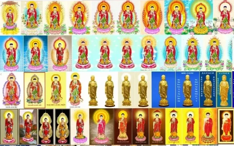 Nghệ thuật A Di Đà: Sự hòa quyện hoàn hảo giữa truyền thống và sáng tạo hiện đại tinh tế.