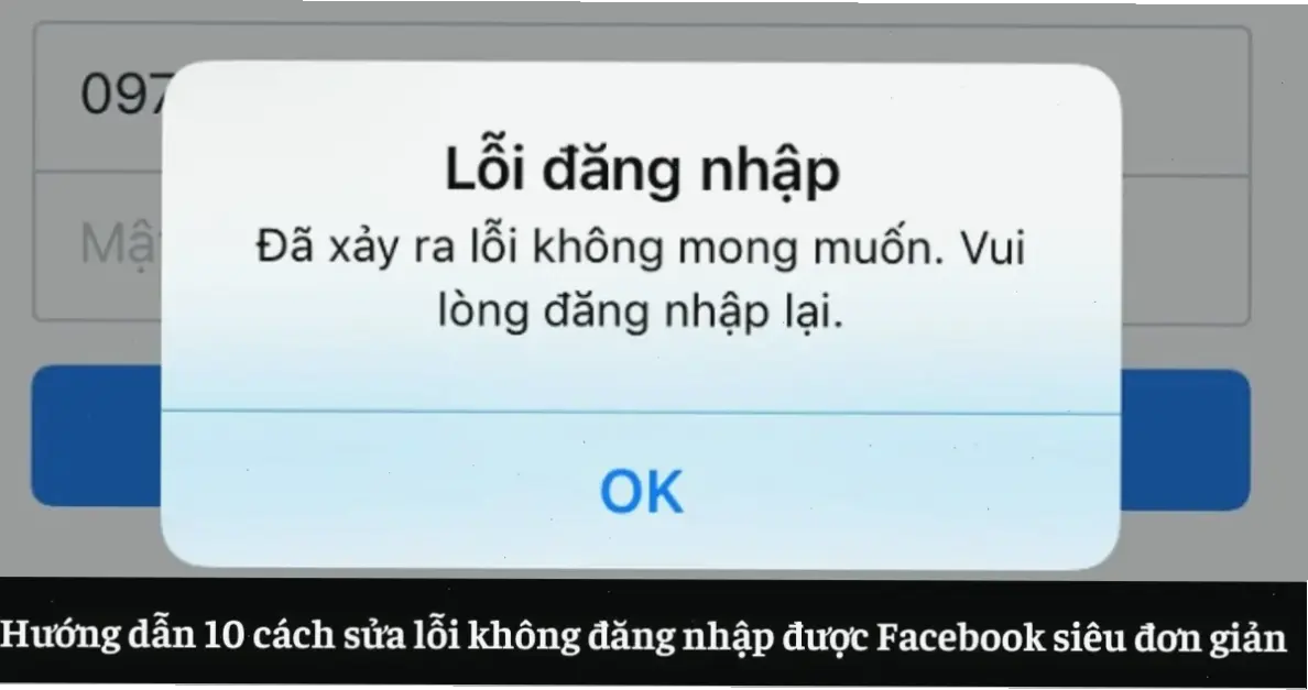 Nguyên Nhân Chính Khiến Đăng Nhập Facebook Trên Máy Tính Thất Bại