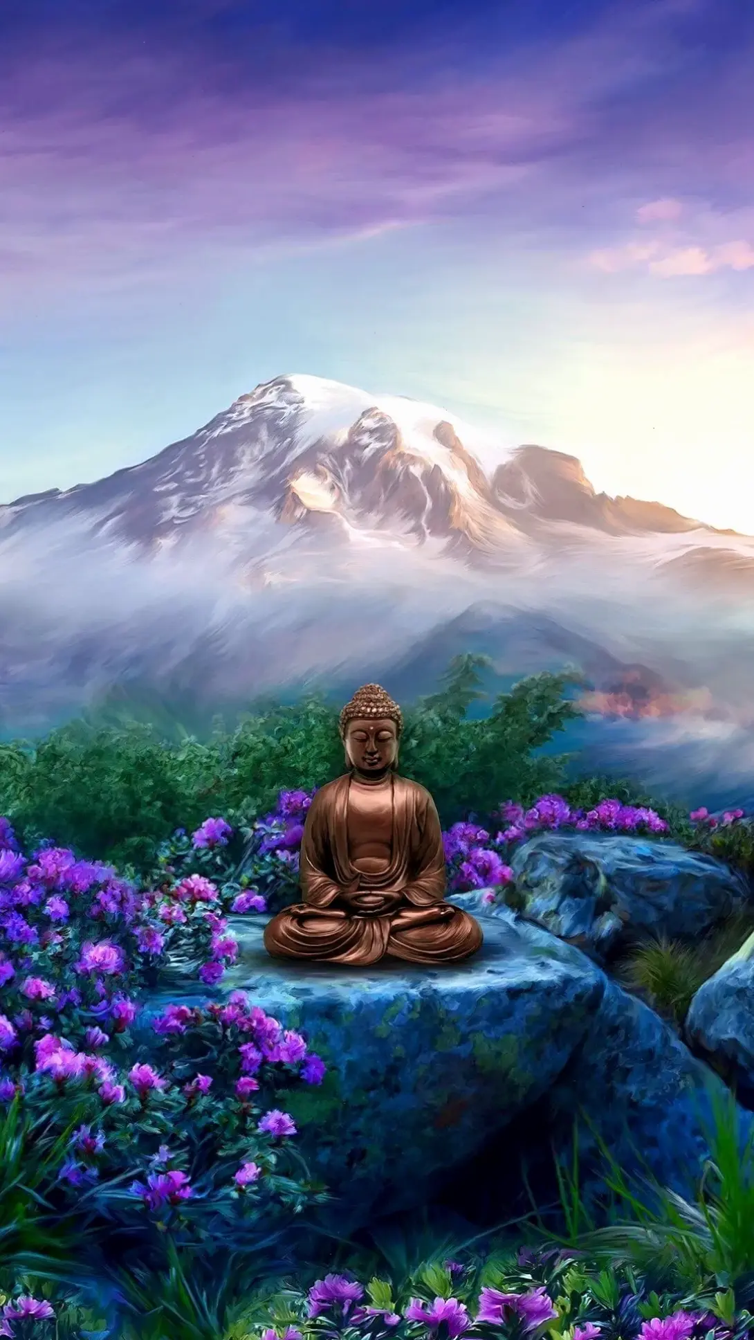 Phật Thích Ca qua lăng kính nghệ thuật, truyền tải thông điệp yêu thương và sự giác ngộ tinh tế.