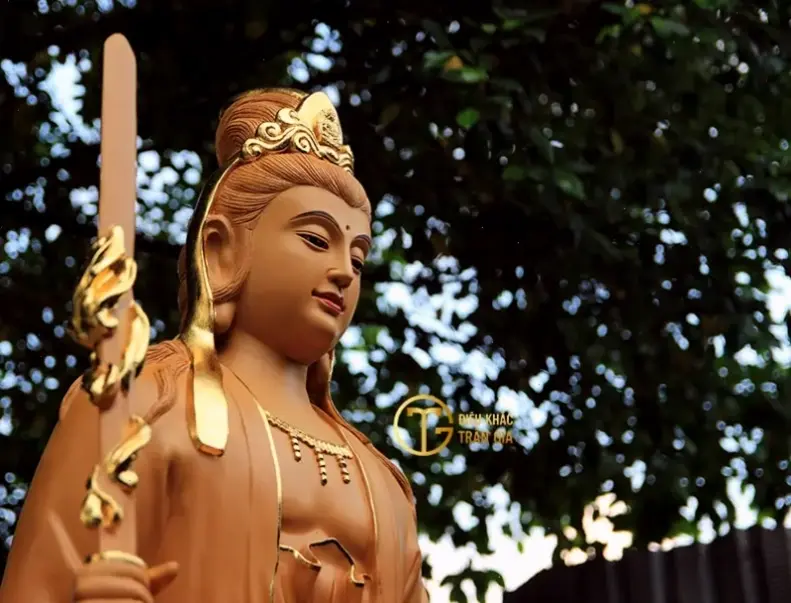 Phật Văn Thù trí tuệ soi sáng con đường giác ngộ, mang bình an đến tâm hồn.