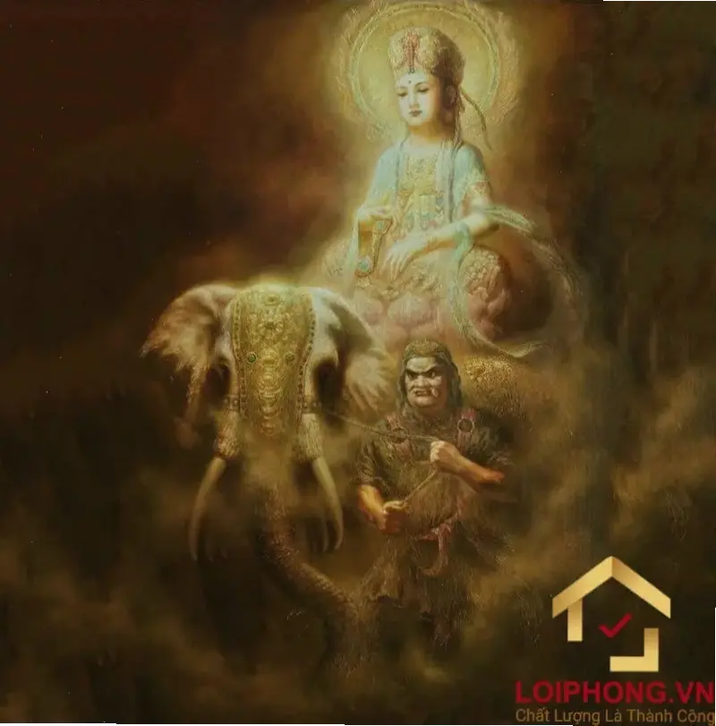 Phổ Hiền nghệ thuật độc đáo, kết hợp truyền thống với hiện đại để khơi dậy cảm hứng sáng tạo.