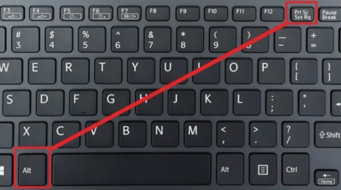 Phương pháp cơ bản: Sử dụng phím tắt để chụp màn hình máy tính laptop