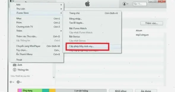 Phương pháp đồng bộ qua iCloud