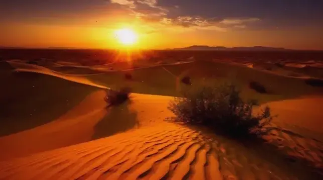 Sa mạc thơ mộng như một bài thơ, gợi lên sự yên bình và huyền bí của thiên nhiên rộng lớn.