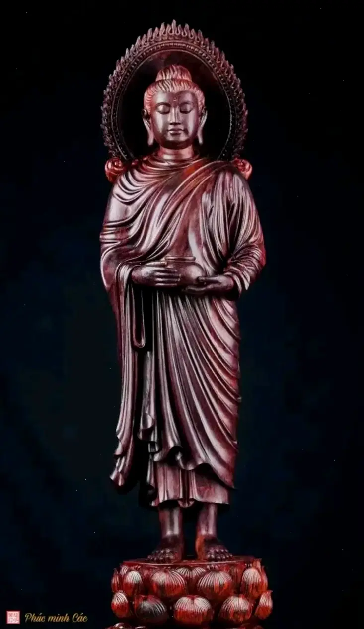 Sự đơn giản của Tượng Phật gỗ tối giản, giúp bạn tìm thấy sự bình yên và tập trung trong cuộc sống bận rộn.