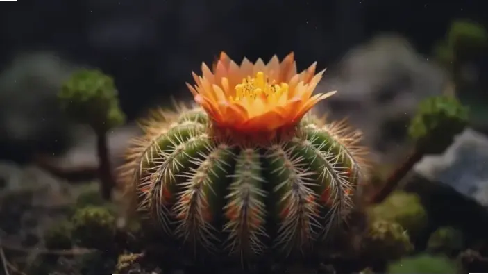 Sử dụng hoa xương rồng để trang trí, mang đến không gian xanh mát và phong cách độc lạ.