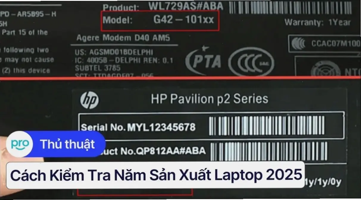 Tại Sao Bạn Nên Biết Cách Xem Năm Sản Xuất Của Laptop?