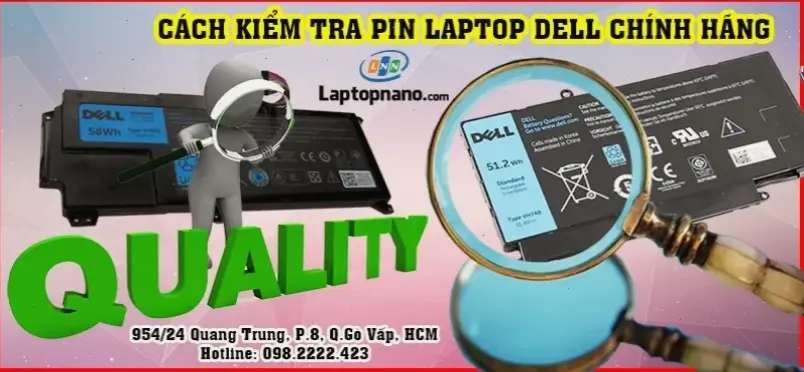 Tại sao bạn nên kiểm tra pin laptop chính hãng?