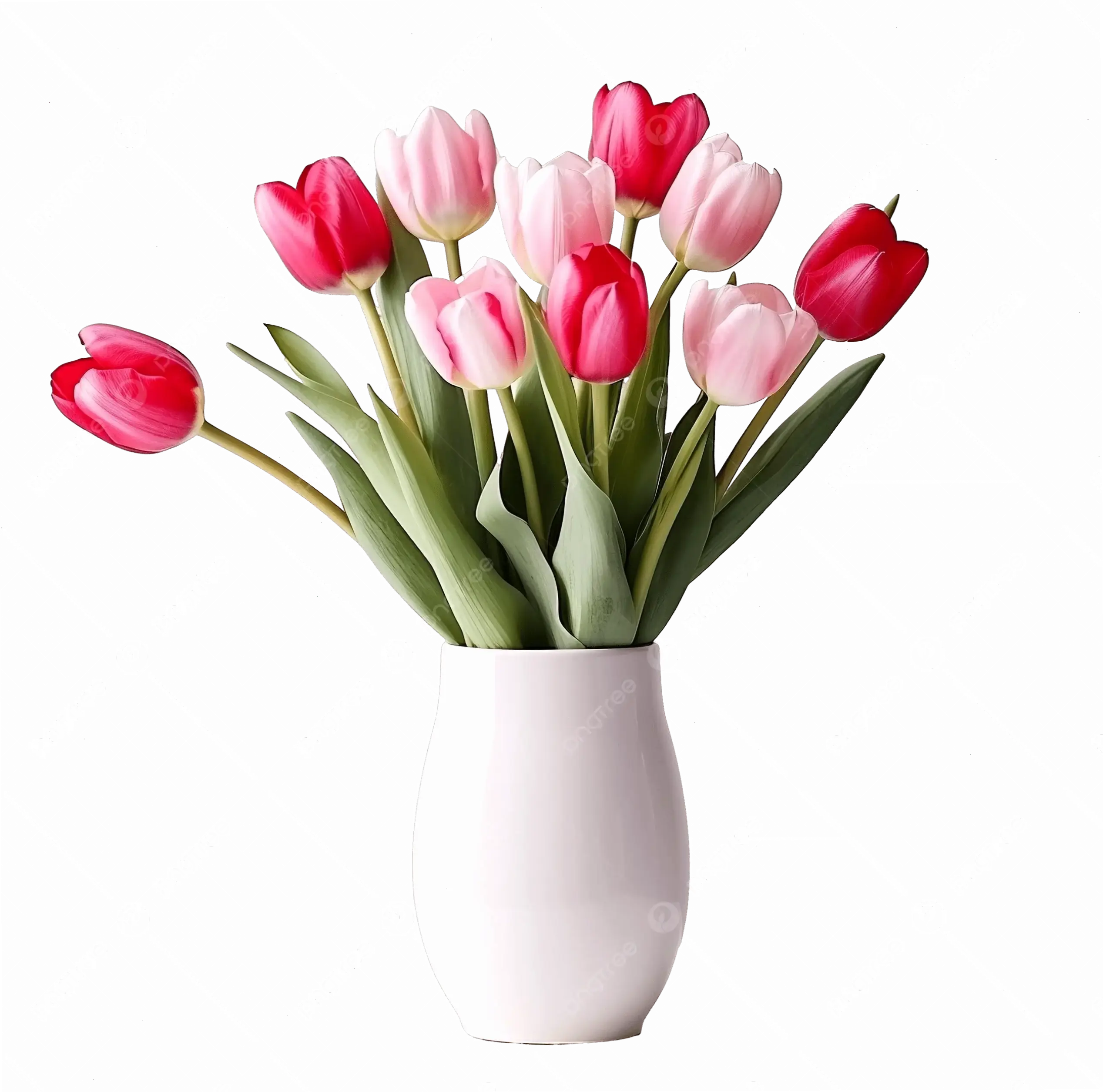 Tặng hoa tulip cắm bình Valentine, món quà hoàn hảo cho ngày lễ tình nhân ngọt ngào.