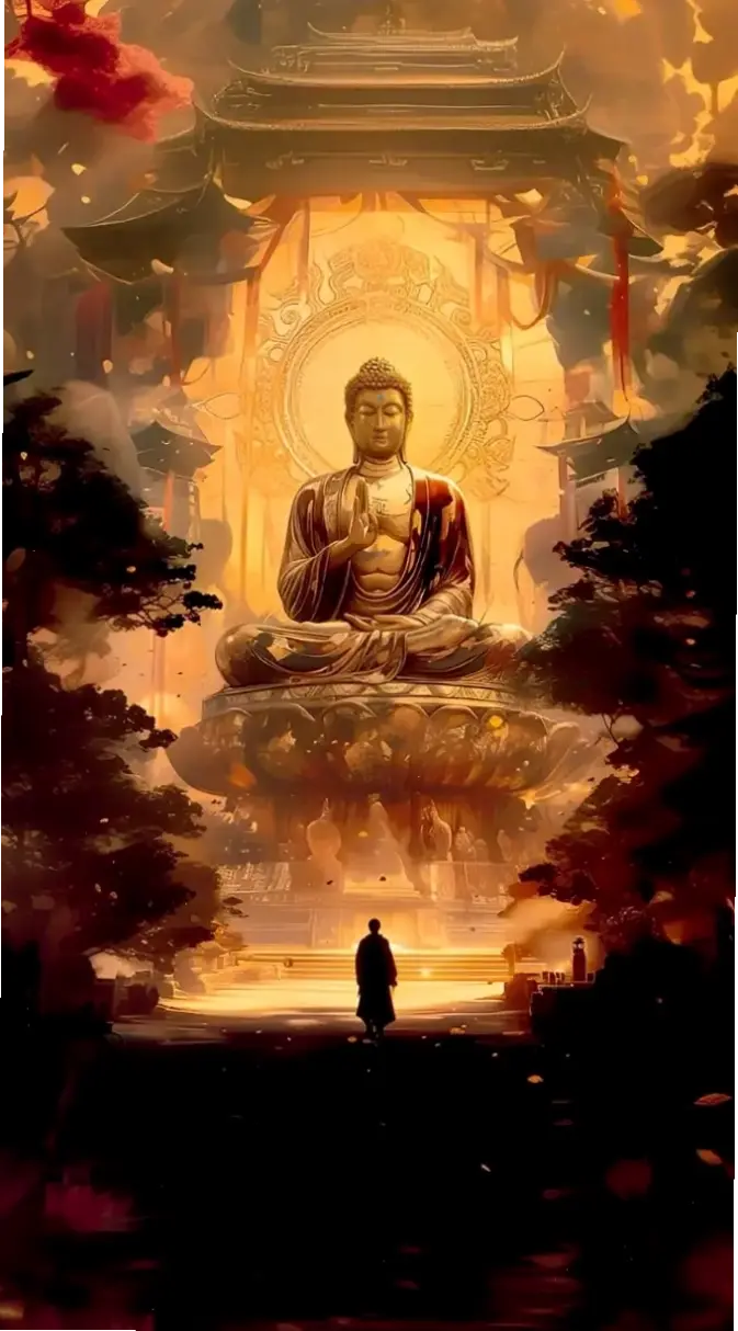 Thiền cùng Phật Miến Điện, đạt trạng thái tĩnh lặng và giác ngộ chân thực.