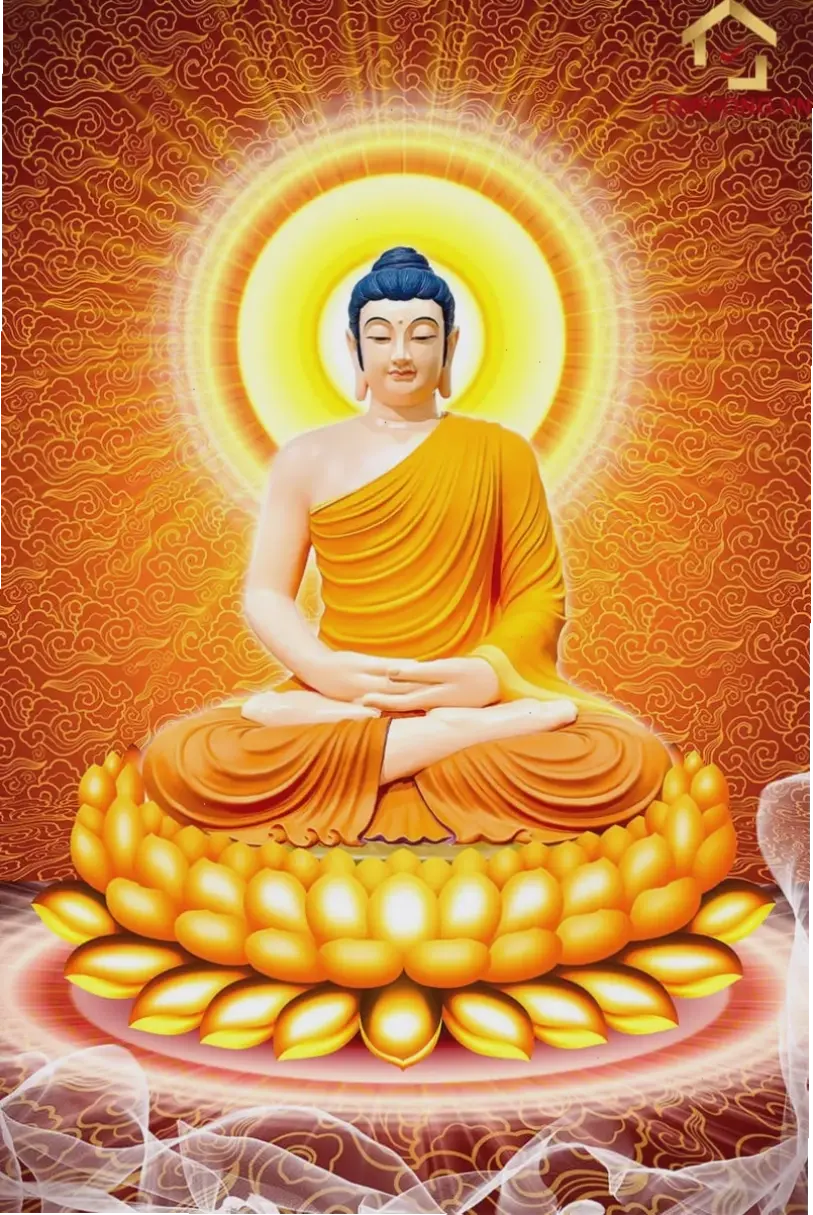 Thiền cùng Phật Thích Ca, hình ảnh giúp tập trung tư tưởng và đạt trạng thái an nhiên tự tại nhanh chóng.