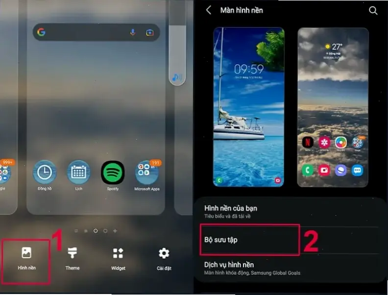 Trải nghiệm hình nền mặc định Samsung tinh tế, đơn giản nhưng chuyên nghiệp và đầy phong cách!