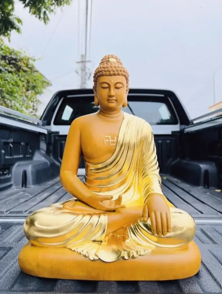 Tranh A Di Đà đài sen nghệ thuật, mang đến không gian thanh tịnh và cảm hứng sáng tạo.