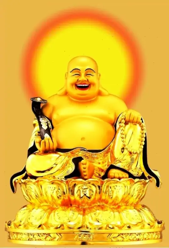 Tranh Di Lặc hang động, nghệ thuật phong thủy mang tài lộc và sự thịnh vượng đến gia đình.