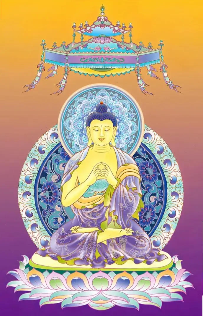 Tranh Phật Dược Sư nghệ thuật, truyền cảm hứng bình an và sức khỏe, tô điểm không gian sống với vẻ đẹp tâm linh.