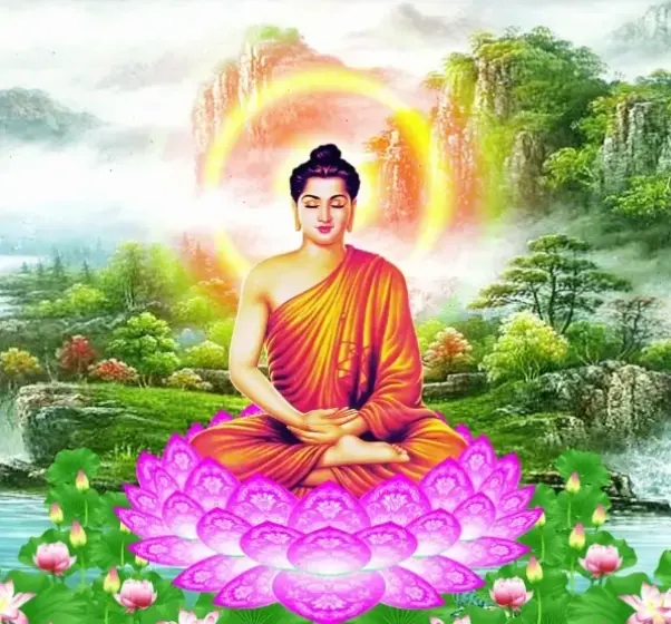 Tranh Phật Thích Ca cầm ngọc nghệ thuật, truyền tải thông điệp Phật pháp ý nghĩa.