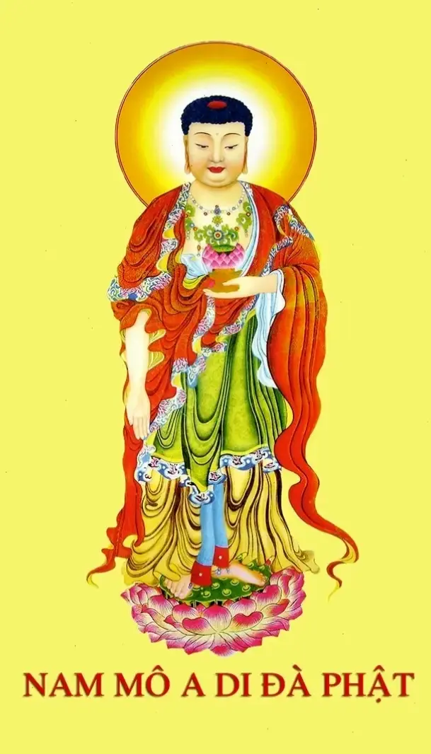 Tượng A Di Đà cầm ngọc – biểu tượng của lòng từ bi và sự cứu rỗi, giúp bạn tìm thấy bình an nội tại.