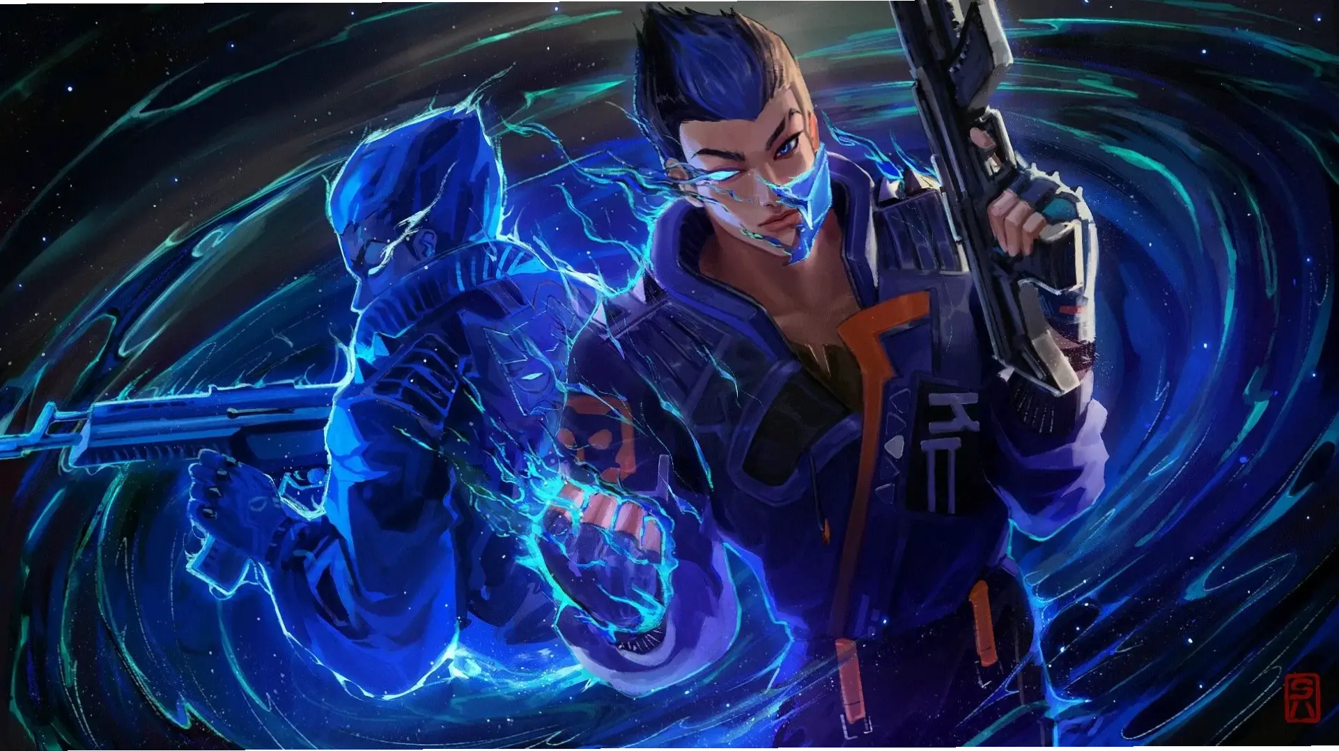 Valorant chiến binh dũng mãnh, sẵn sàng cho mọi trận đấu gay cấn và kịch tính.