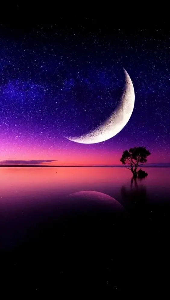 Avatar ánh trăng nghệ thuật mang vẻ đẹp huyền bí, mời gọi bạn khám phá thế giới đêm lung linh và sáng tạo vô tận.