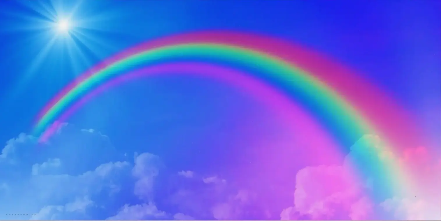 Avatar cầu vồng đẹp mang sắc màu rực rỡ và hy vọng, biến profile bạn thành biểu tượng vui tươi, truyền cảm hứng mỗi ngày!