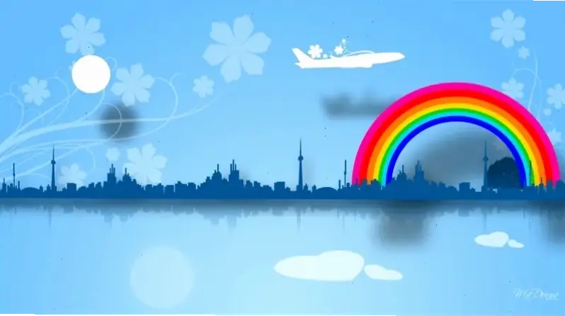 Avatar cầu vồng phong cảnh mang đến vẻ đẹp rực rỡ, giúp profile bạn nổi bật với màu sắc thiên nhiên tươi mới và kỳ diệu!