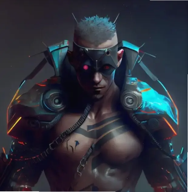 Avatar cyberpunk 3D: Thám hiểm thế giới neon tương lai với thiết kế 3D sống động và đầy sáng tạo!