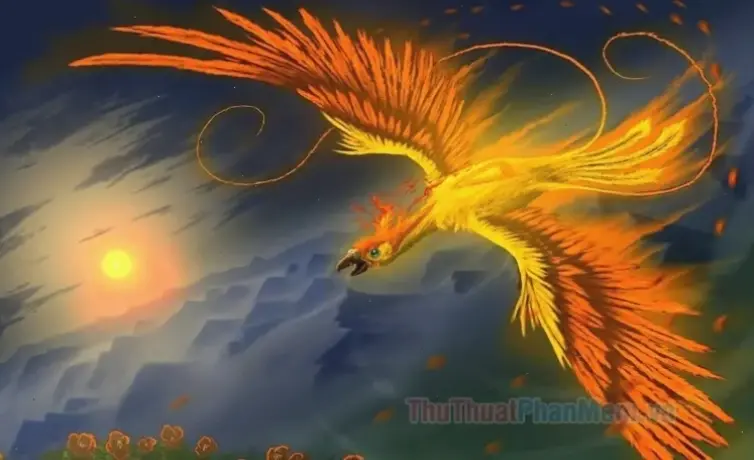 Phượng hoàng đẹp: Biểu tượng huyền bí của sự tái sinh và sức mạnh vĩnh cửu, mang đến năng lượng mới mẻ và vẻ đẹp bất tận.