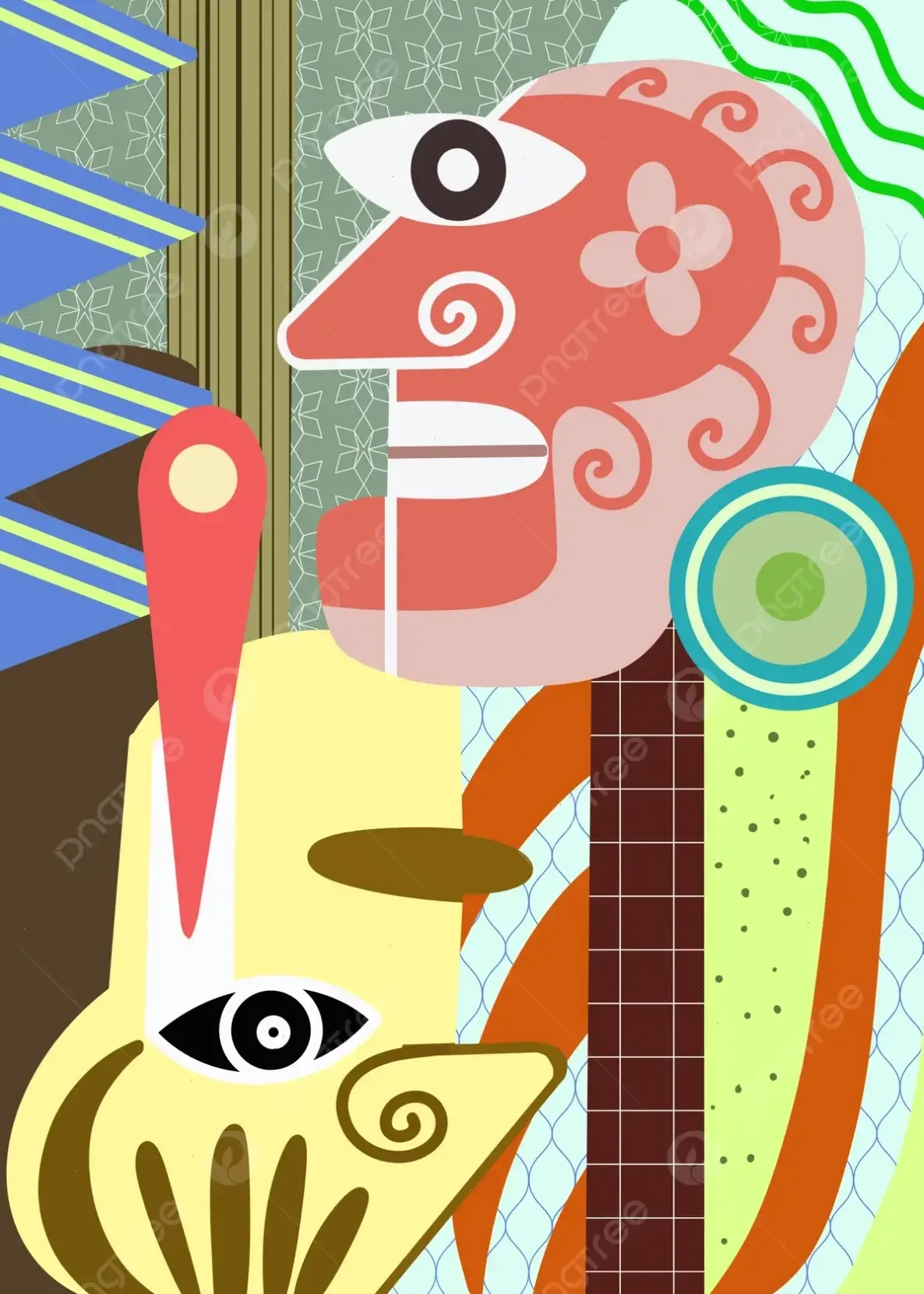 Avatar trừu tượng sáng tạo mang đến sự độc đáo, khơi dậy cảm hứng nghệ thuật và cá tính riêng biệt cho mọi hồ sơ!