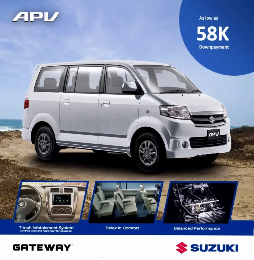 Suzuki APV 2023 Model với cập nhật mới, mang lại sự tiện nghi và an toàn tối ưu.