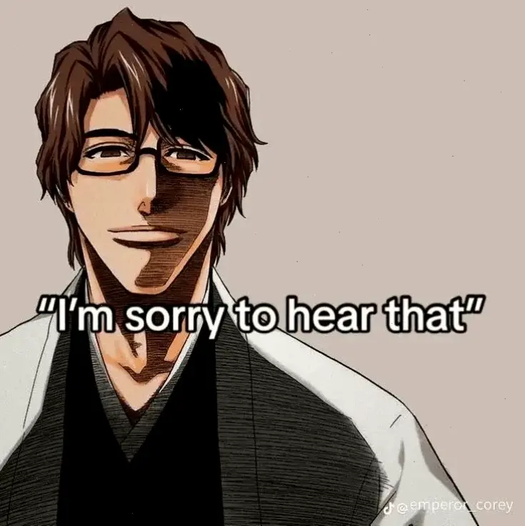 Aizen Sosuke meme: Hình ảnh hài hước biến nhân vật phản diện thành trào lưu mạng xã hội!