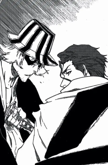 Aizen và Urahara: Hai bộ não thiên tài đối đầu trong thế giới Bleach đầy kịch tính.