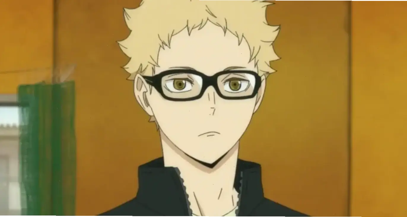 Anime Tsukishima nổi bật với kỹ năng bóng chuyền và tính cách sắc sảo, một phần quan trọng của Haikyuu.