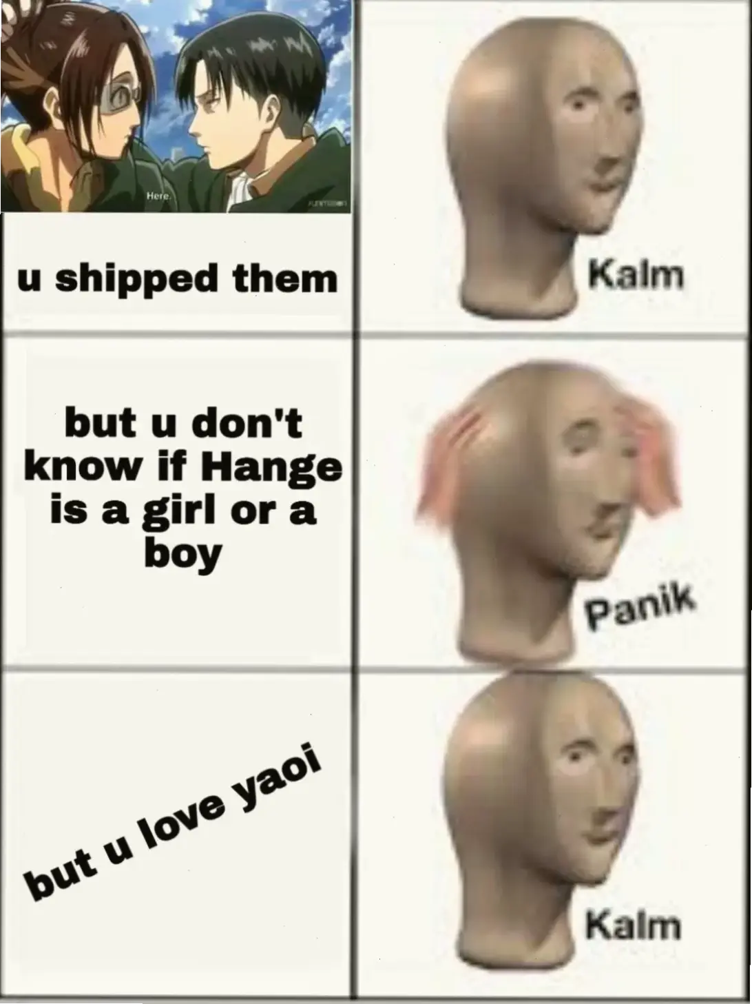 Armin là trai, nam tính mạnh mẽ, không phải gái, trong series Attack on Titan.