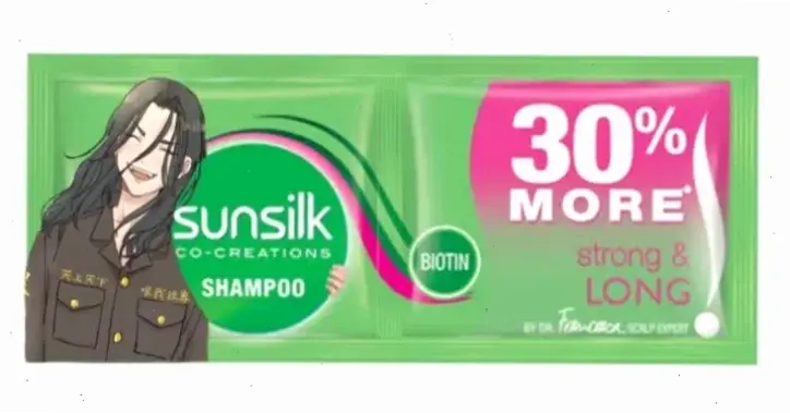 Baji Sunsilk Tokyo Revengers: Mái tóc vàng óng ả của Baji, biểu tượng phong cách trong anime.